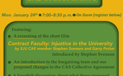 Launch of CAS Bargaining Event